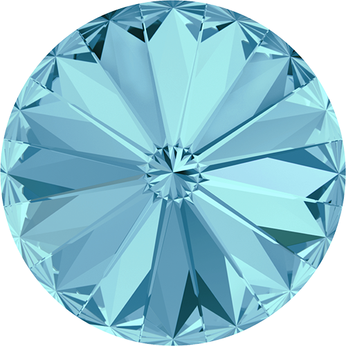 1122 - SS47 (10.19 - 10.54mm) - Aquamarine F (202) - Rivoli Round Stone