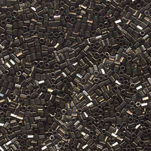 Miyuki 11/0 Delica Hex Cut Bead - 11C-9457 - Metallic Dark Bronze