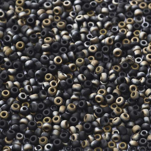Miyuki CC 11/0 Rocaille Bead - 4561 - Black Valentinite Matted (23980-22671)