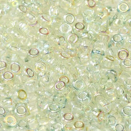 Miyuki CC 11/0 Rocaille Bead - 11MCC-55026 - Crystal Green Rainbow (00030-98539) - 18gm Tube