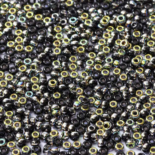 Miyuki CC 11/0 Rocaille Bead - 55038 - Black Vitrail (23980-28101)