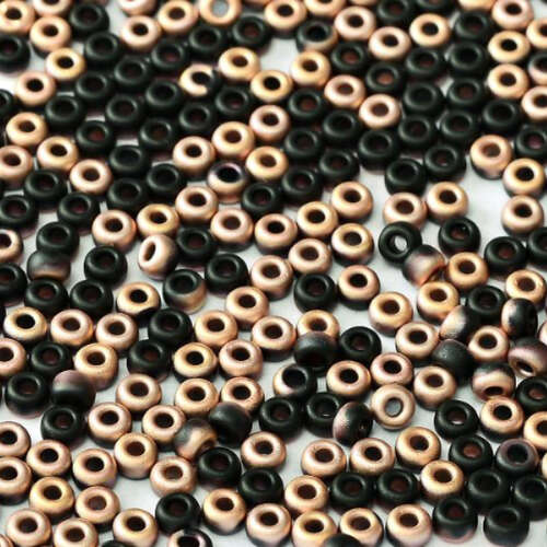 Miyuki CC 11/0 Rocaille Bead - 11MCC-55045 - Black Capri Rose Matted (23980-28703) - 18gm Tube