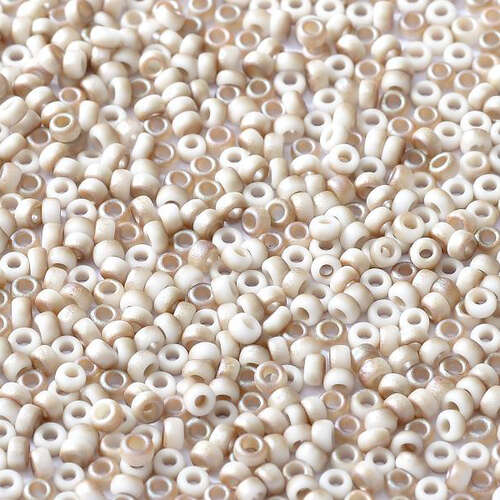 Miyuki CC 11/0 Rocaille Bead - 55063 - White Opaque Celsian Matted (03000-22571)