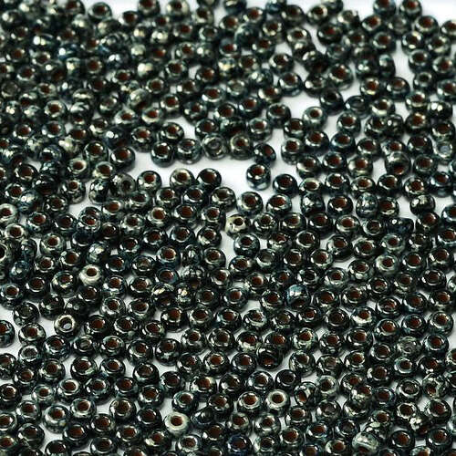 Miyuki CC 11/0 Rocaille Bead - 11MCC-55090 - Black Picasso (23980-86800) - 18gm Tube