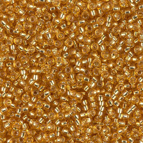 Miyuki 15/0 Rocaille Bead - 15-94 - Silver Lined Dark Gold