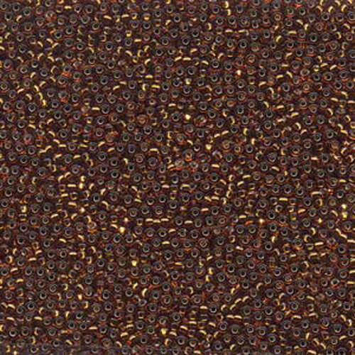 Miyuki 15/0 Rocaille Bead - 15-95L - Silver Lined Light Topaz