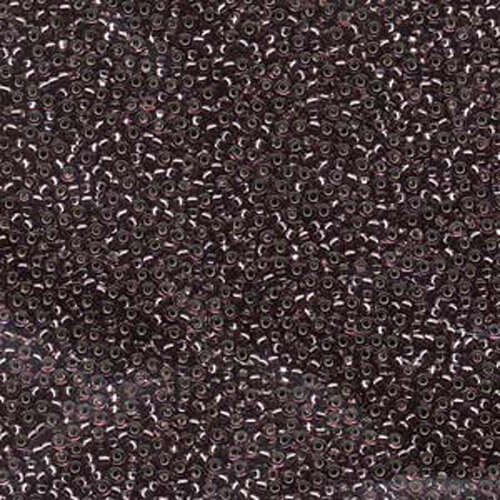 Miyuki 15/0 Rocaille Bead - 15-913 - Silver Lined Dark Smoky Amethyst