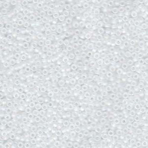 Miyuki 15/0 Rocaille Bead - 15-9131FR - Matte Transparent Crystal AB