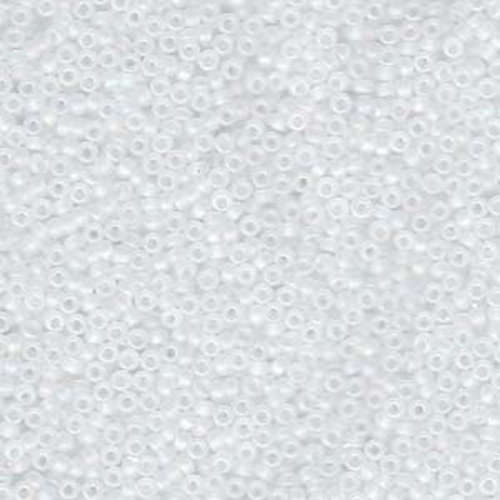 Miyuki 15/0 Rocaille Bead - 15-9131FR - Matte Transparent Crystal AB