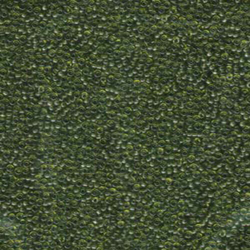 Miyuki 15/0 Rocaille Bead - 15-9158 - Transparent  Olive Green