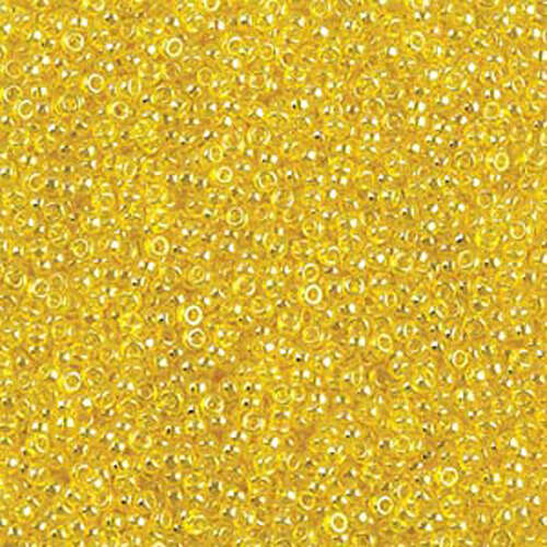 Miyuki 15/0 Rocaille Bead - 15-9163 - Transparent Yellow Luster