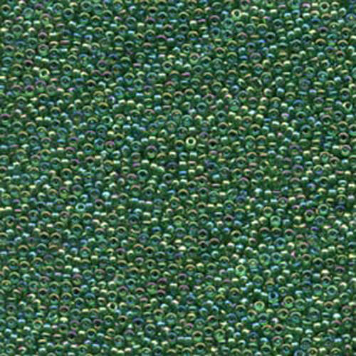 Miyuki 15/0 Rocaille Bead - 15-9179 - Transparent Green AB