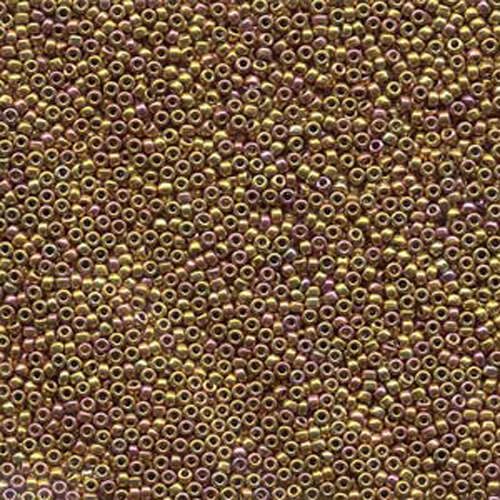 Miyuki 15/0 Rocaille Bead - 15-9199 - 24KT Gold Iris