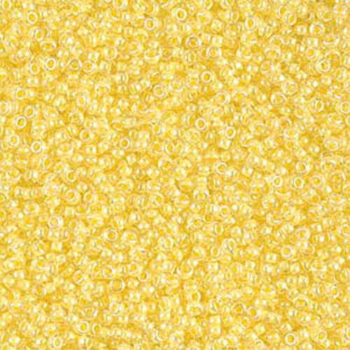 Miyuki 15/0 Rocaille Bead - 15-9201 - Yellow Lined Crystal