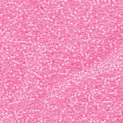 Miyuki 15/0 Rocaille Bead - 15-9207 - Pink Lined Crystal