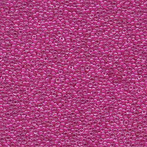 Miyuki 15/0 Rocaille Bead - 15-9209 - Fuchsia Lined Crystal