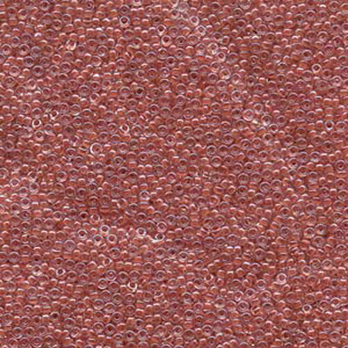 Miyuki 15/0 Rocaille Bead - 15-9214 - Salmon Lined Crystal