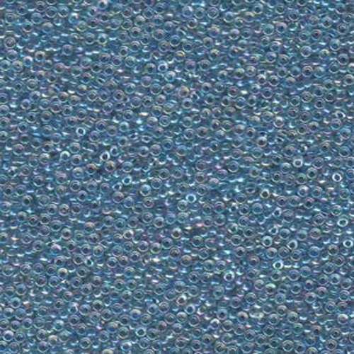 Miyuki 15/0 Rocaille Bead - 15-9279 - Light Blue Lined Crystal AB