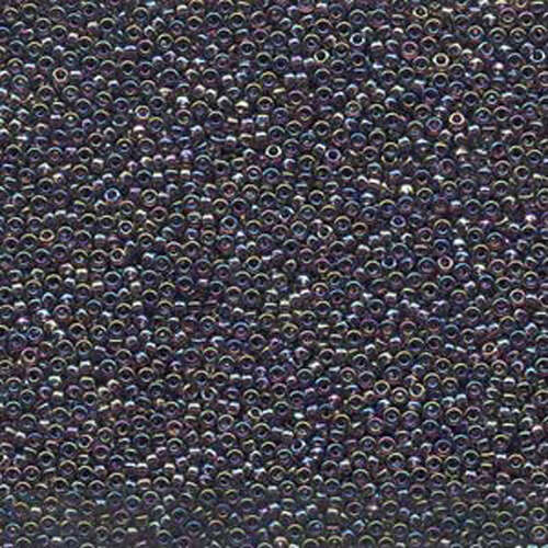Miyuki 15/0 Rocaille Bead - 15-9294 - Transparent Dark Smoky Amethyst AB