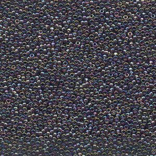 Miyuki 15/0 Rocaille Bead - 15-9294 - Transparent Dark Smoky Amethyst AB