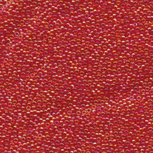 Miyuki 15/0 Rocaille Bead - 15-9297 - Transparent Tangerine AB