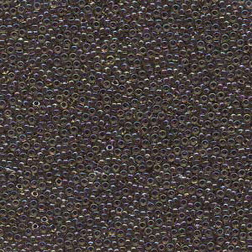 Miyuki 15/0 Rocaille Bead - 15-9335 - Cranberry Lined Peridot AB