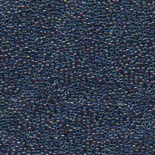 Miyuki 15/0 Rocaille Bead - 15-9346 - Magenta Lined Aqua Luster