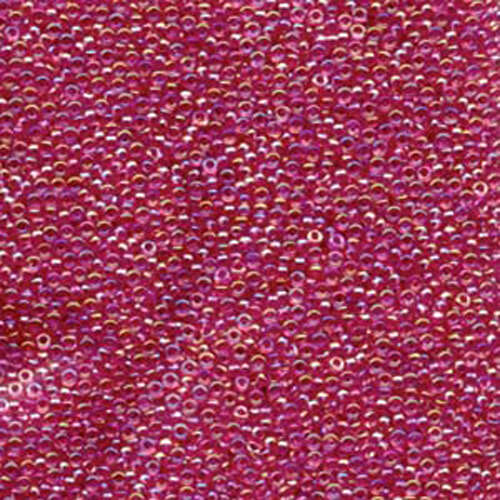 Miyuki 15/0 Rocaille Bead - 15-9355 - Hot Pink Lined Crystal AB