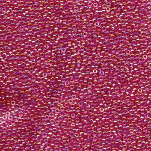 Miyuki 15/0 Rocaille Bead - 15-9355 - Hot Pink Lined Crystal AB