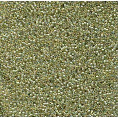 Miyuki 15/0 Rocaille Bead - 15-9359 - Aqua Lined Topaz Luster