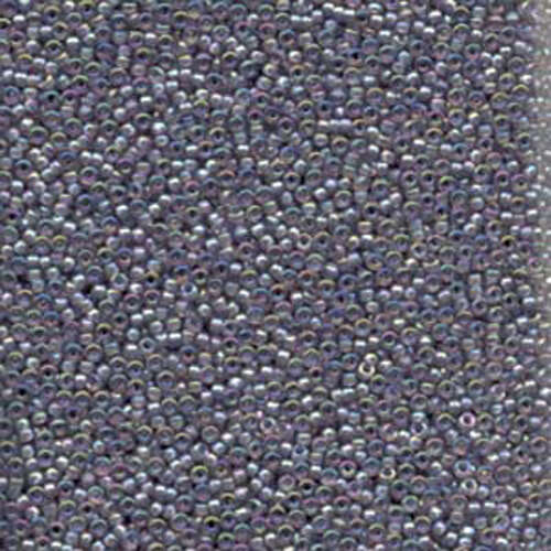 Miyuki 15/0 Rocaille Bead - 15-9360 - Aqua Lined Amethyst Luster