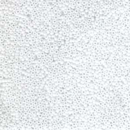 Miyuki 15/0 Rocaille Bead - 15-9402 - Opaque Chalk White