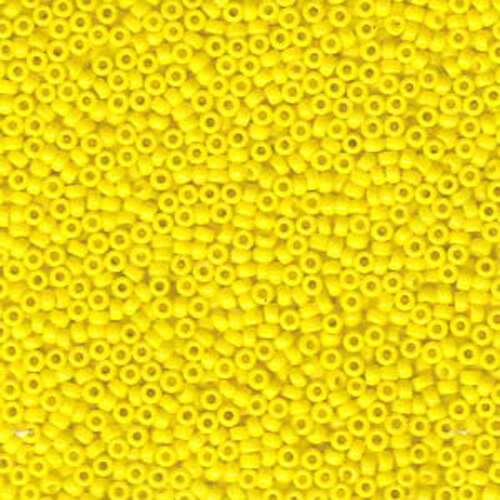 Miyuki 15/0 Rocaille Bead - 15-9404 - Opaque Yellow