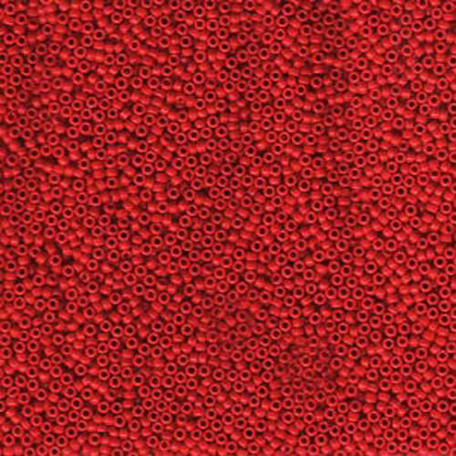 Miyuki 15/0 Rocaille Bead - 15-9408 - Opaque Red