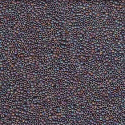 Miyuki 15/0 Rocaille Bead - 15-9409FR - Matte Opaque Chocolate AB
