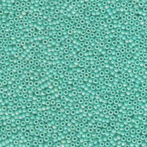 Miyuki 15/0 Rocaille Bead - 15-9412FR - Matte Opaque Turquoise AB