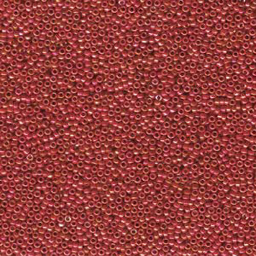 Miyuki 15/0 Rocaille Bead - 15-9476 - Opaque Red AB