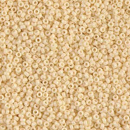 Miyuki 15/0 Rocaille Bead - 15-9492 - Opaque Dark Cream