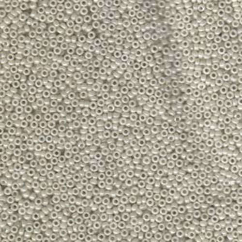 Miyuki 15/0 Rocaille Bead - 15-9600 - Opaque Limestone Luster
