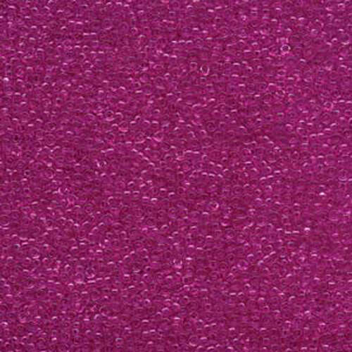 Miyuki 15/0 Rocaille Bead - 15-91310 - Transparent Dyed Fuchsia