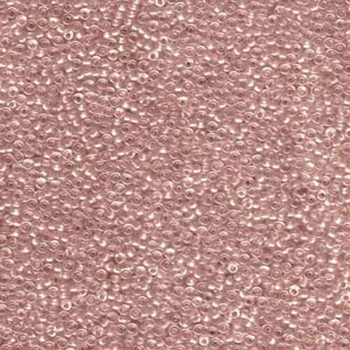 Miyuki 15/0 Rocaille Bead - 15-91524 - Sparkle Rose Lined Crystal