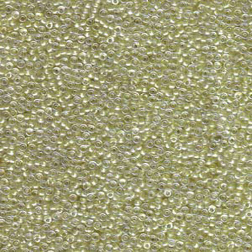 Miyuki 15/0 Rocaille Bead - 15-91527 - Sparkle Peridot Lined Crystal