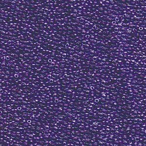 Miyuki 15/0 Rocaille Bead - 15-91558 - Sparkle Violet Lined Crystal