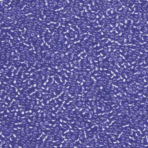 Miyuki 15/0 Rocaille Bead - 15-91656 - Semi Matte Silver Lined Cobalt