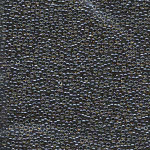 Miyuki 15/0 Rocaille Bead - 15-91840 - Black Lined Topaz AB