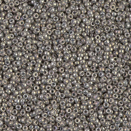 Miyuki 15/0 Rocaille Bead - 15-91865 - Galvanized Grey Luster