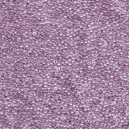 Miyuki 15/0 Rocaille Bead - 15-91884 - Transparent Violet Gold Luster
