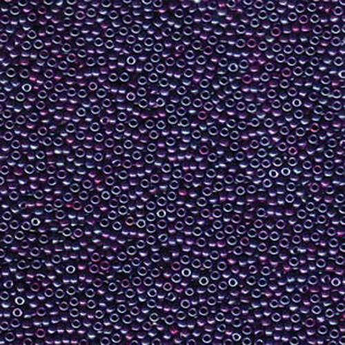 Miyuki 15/0 Rocaille Bead - 15-91899 - Opaque Metallic Midnight Purple
