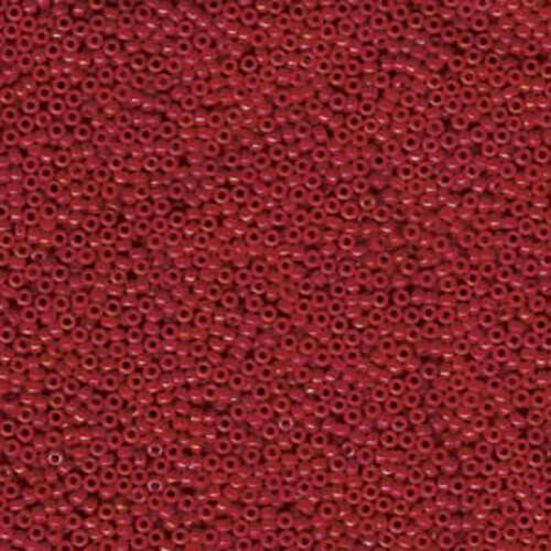 Miyuki 15/0 Rocaille Bead - 15-91943 - Opaque Red Luster