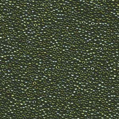 Miyuki 15/0 Rocaille Bead - 15-92008 - Matte Metallic Green Iris